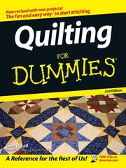 Cover of: Quilting For Dummies by Cheryl Fall