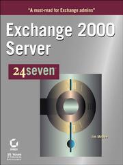 Cover of: Exchange 2000 Server 24seven