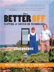 Cover of: Better Off by Eric Brende