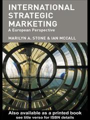 Cover of: International Strategic Marketing by J.B. McCall