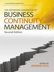 Cover of: The Definitive Handbook of Business Continuity Management