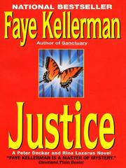 Cover of: Justice by Faye Kellerman, Faye Kellerman