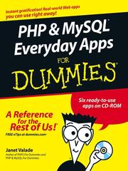 Cover of: PHP & MySQL Everyday Apps For Dummies by Janet Valade