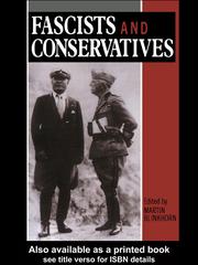 Cover of: Fascists and Conservatives