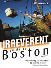 Cover of: Frommer's Irreverent Guide to Boston by Marie Morris, Marie Morris