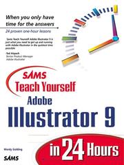 Cover of: Sams Teach Yourself Adobe  Illustrator  9 in 24 Hours by Mordy Golding, Mordy Golding