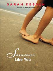 Cover of: Someone Like You