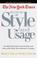 Cover of: The New York Times Manual of Style and Usage, Revised and Expanded Edition