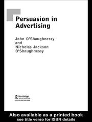 Cover of: Persuasion in Advertising