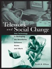Cover of: Telework and Social Change by Nicole B. Ellison