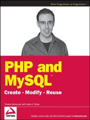 Cover of: PHP and MySQL