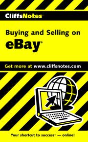 Cover of: CliffsNotes Buying and Selling on eBay by Greg Holden