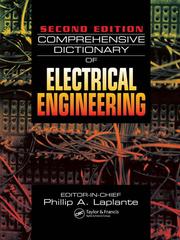 Cover of: Comprehensive Dictionary of Electrical Engineering by Phillip A. Laplante