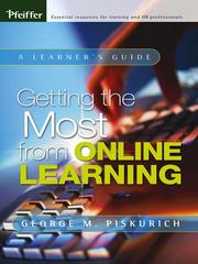 Cover of: Getting the Most from Online Learning by George M. Piskurich