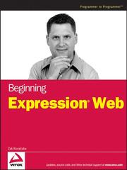 Cover of: Beginning Expression Web
