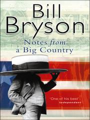 Cover of: Notes from a Big Country by Bill Bryson