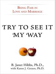 Cover of: Try to See it My Way | B. Janet Hibbs