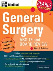 Cover of: General Surgery ABSITE and Board Review | Matthew J. Blecha