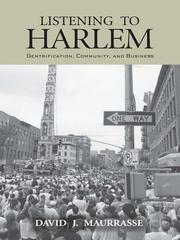 Cover of: Listening to Harlem by David J. Maurrasse