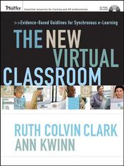 The new virtual classroom by Ruth Colvin Clark