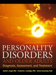 Cover of: Personality Disorders and Older Adults