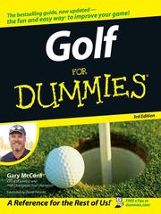 Cover of: Golf For Dummies by Gary McCord, Gary McCord