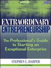 Cover of: Extraordinary Entrepreneurship | Stephen C. Harper