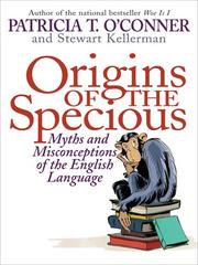 Cover of: Origins of the Specious