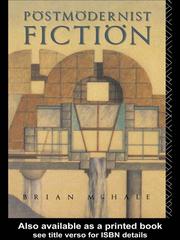 Cover of: Postmodernist Fiction by Brian McHale