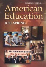 Cover of: American education by Joel H. Spring
