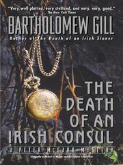 Cover of: The Death of an Irish Consul by Bartholomew Gill, Bartholomew Gill