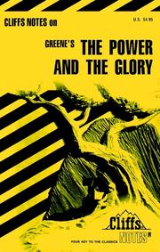Cover of: CliffsNotes on Greene's The Power and the Glory by Edward A. Kopper