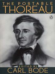 Cover of: The Portable Thoreau by Henry David Thoreau