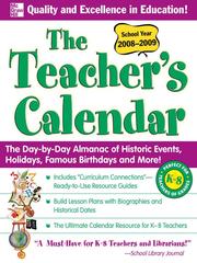 Cover of: The Teacher's Calendar School Year 2008-2009 by Editors of Chase's