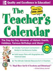 Cover of: The Teacher's Calendar School Year 2008-2009 by Editors of Chase's, Editors of Chase's