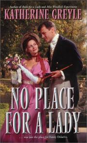 Cover of: No place for a lady