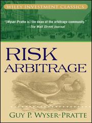 Cover of: Risk Arbitrage