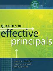 Cover of: Qualities of Effective Principals by James H. Stronge