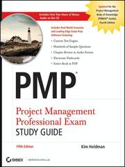 Cover of: PMP Project Management Professional Exam Study Guide by Kim Heldman