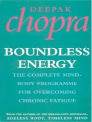 Cover of: Boundless Energy by Deepak Chopra