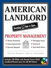 Cover of: American Landlord