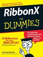 Cover of: RibbonX For Dummies