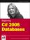 Cover of: Beginning C# 2005 Databases