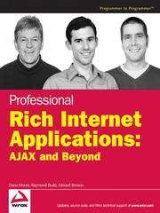 Cover of: Professional Rich Internet Applications by Dana Moore