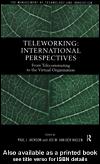 Cover of: Teleworking by Paul Jackson