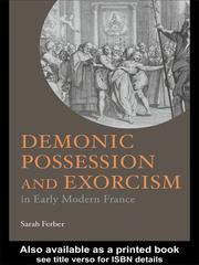 Cover of: Demonic Possession and Exorcism by Sarah Ferber