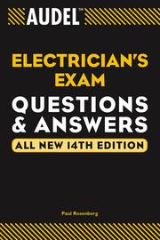 Cover of: Audel Questions and Answers for Electrician's Examinations by Paul Rosenberg