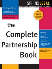 Cover of: Complete Partnership Book by Edward A. Haman