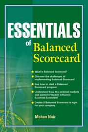 Cover of: Essentials of Balanced Scorecard by Mohan Nair