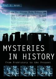 Cover of: Mysteries in History